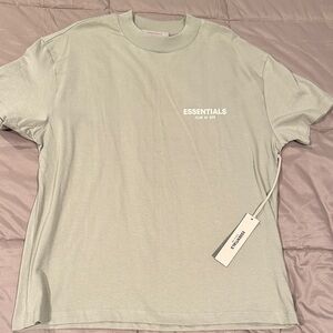 Fear of God Essentials Light Green Tee
